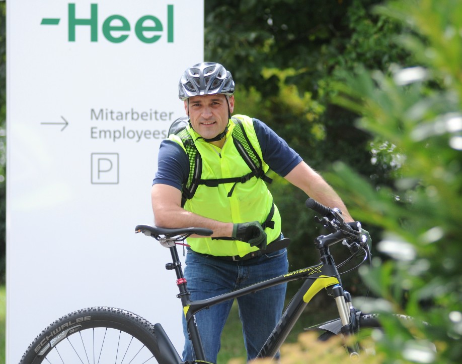 Mit der Aktion Dienstfahrrad macht Heel mobil