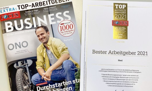 Focus: Heel als "bester Arbeitgeber" ausgezeichnet