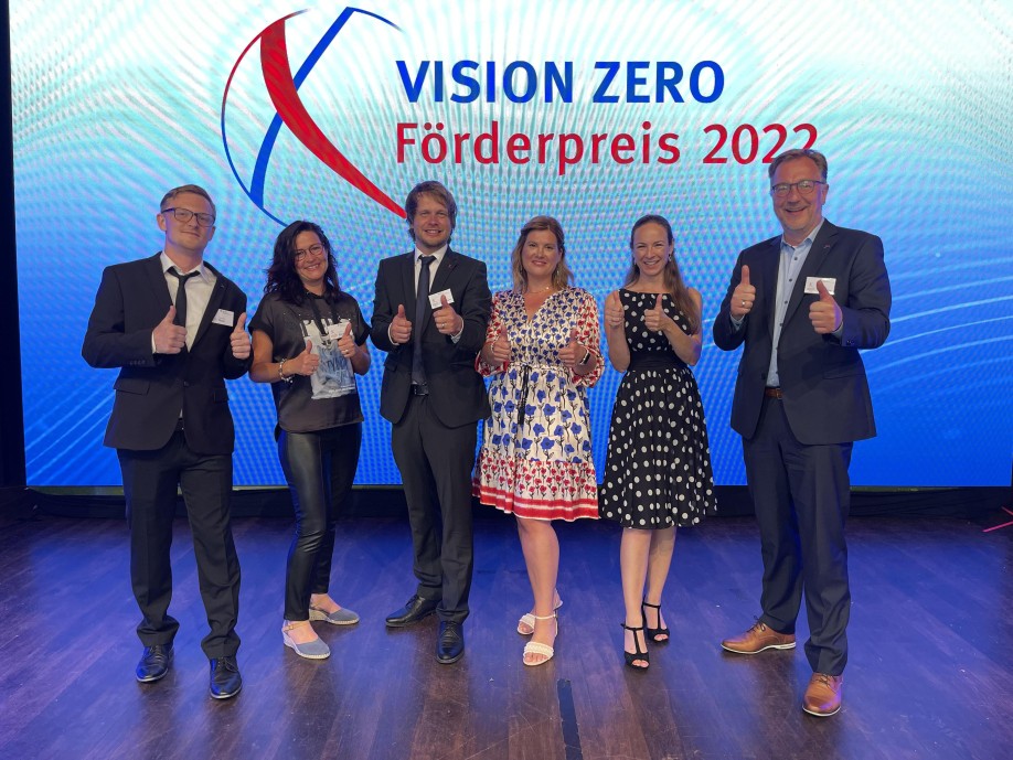 BG RCI verleiht Heel den VISION ZERO Förderpreis 2022